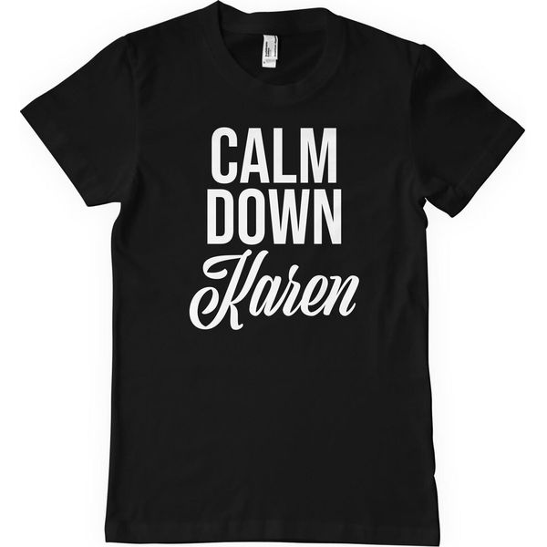 Maglietta Calm Down Karen - Xx-Large - Nero-image