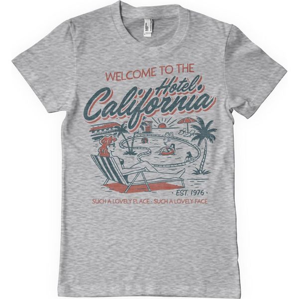 Maglietta Hotel California - Xx-Large - Heathergrey-image