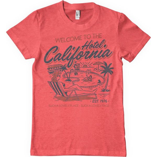 Maglietta Hotel California - X-Large - Redheather-image