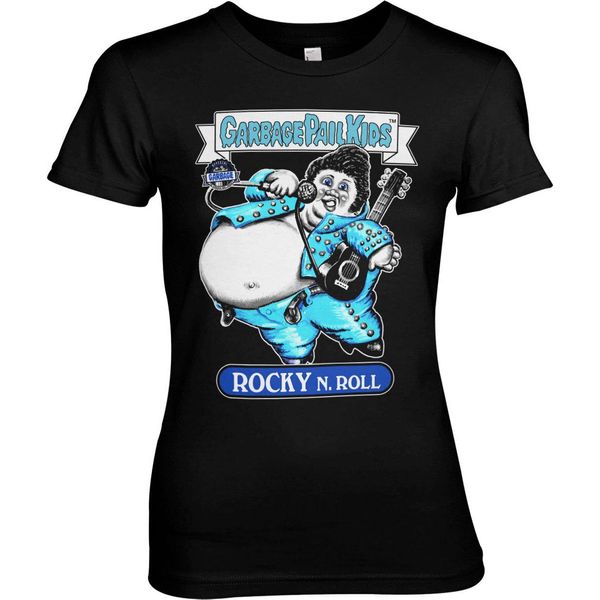 Maglietta Rocky N. Roll Girly - Piccola - Nero-image