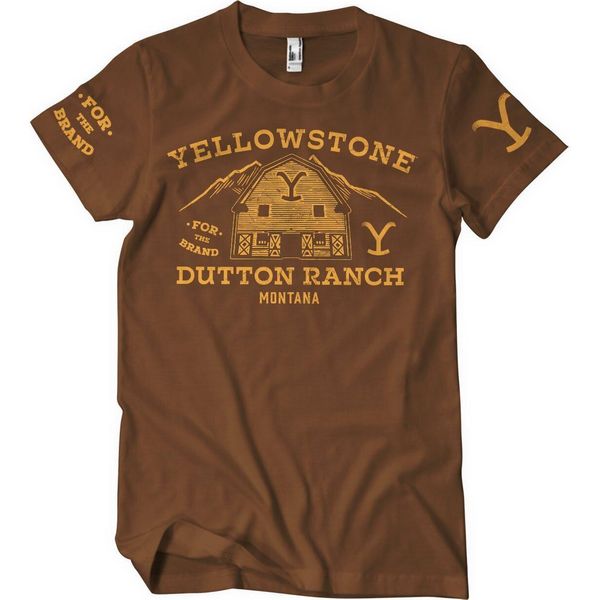 Maglietta Yellowstone Barn - Xx-Large - Marrone-image