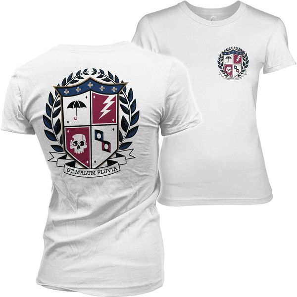 Ut Malum Pluva Shield Girly Tee - Piccolo - Bianco-image