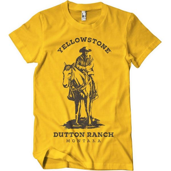 Maglietta Yellowstone Rancher - Media - Oro-image