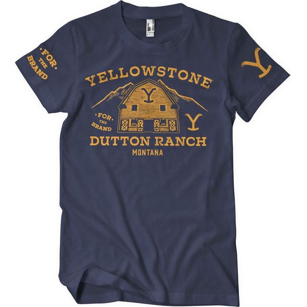 Maglietta Yellowstone Barn - X-Large - Navy-image
