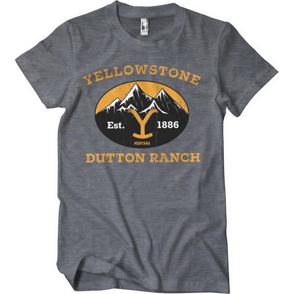 Dutton Ranch Montana - Est. Maglietta 1883 - X-Large - Darkheather-image