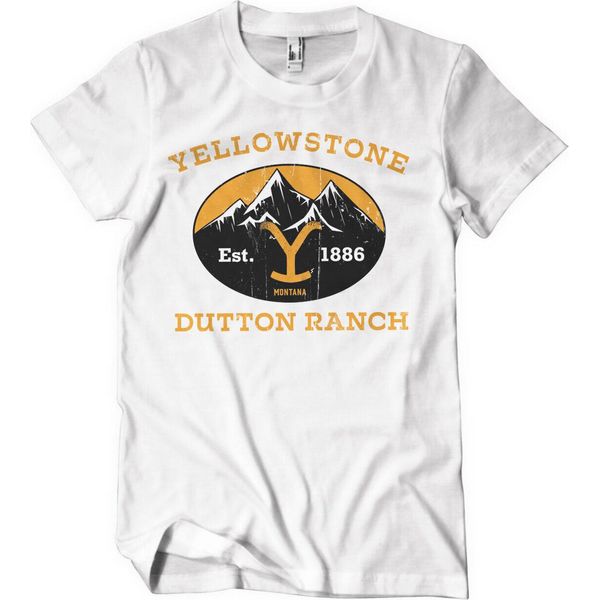 Dutton Ranch Montana - Est. Maglietta 1883 - Xx-Large - Bianco-image