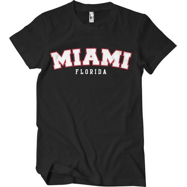 Maglietta Miami - Florida - Grande - Nero-image