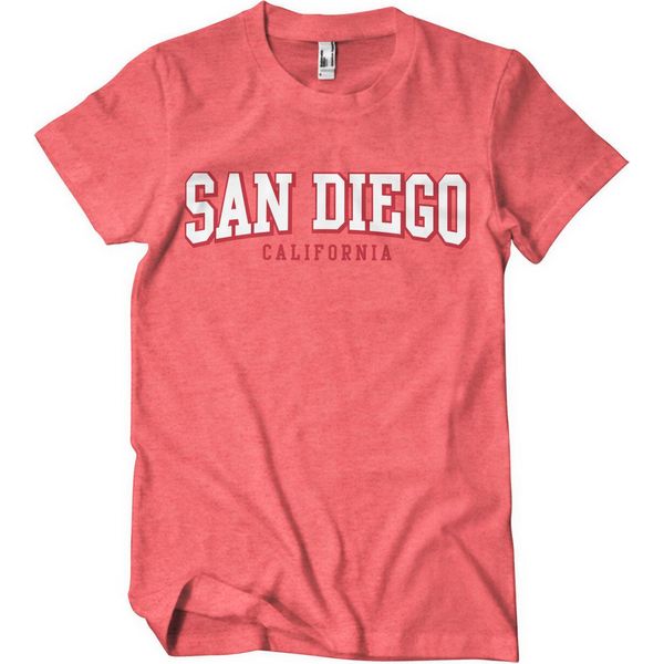 Maglietta San Diego - California - X-Large - Redheather-image