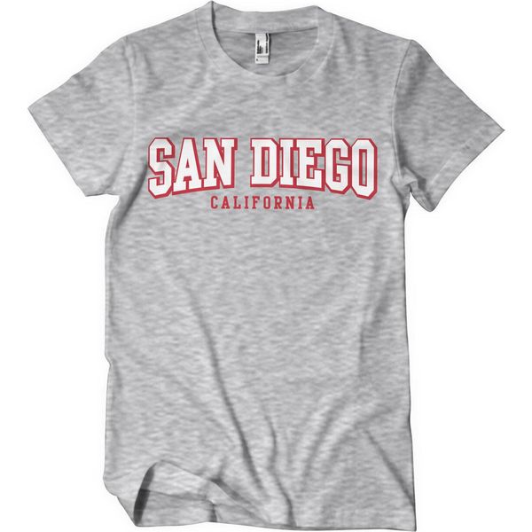 Maglietta San Diego - California - Small - Heathergrey-image