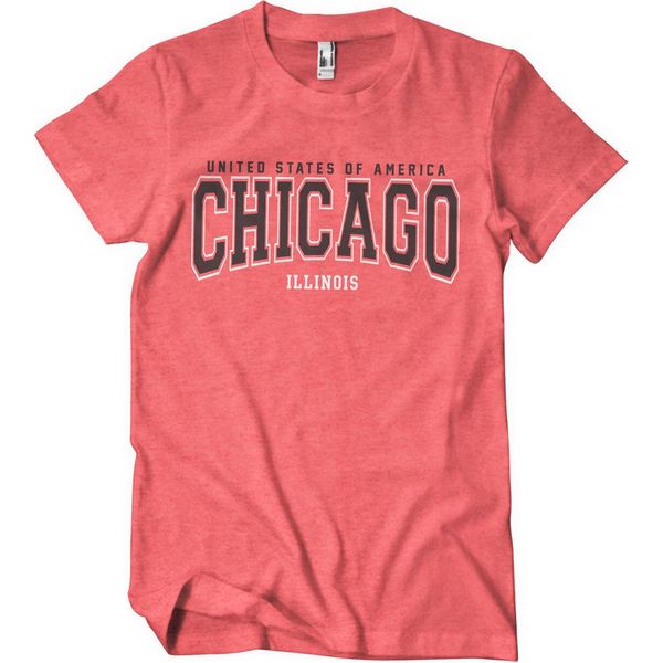 Maglietta Chicago - Illinois - Small - Redheather-image