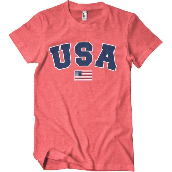 Maglietta Usa Varsity - Small - Redheather-image