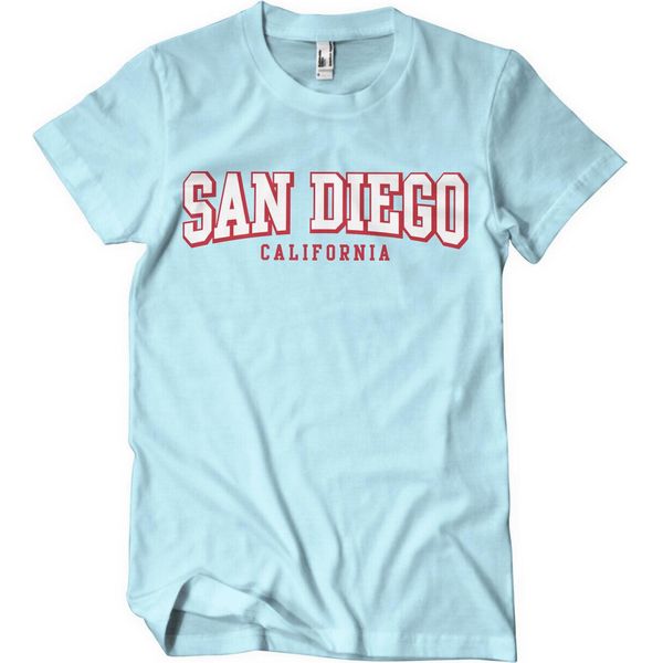 Maglietta San Diego - California - Xx-Large - Skyblue-image