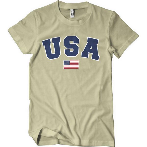 Maglietta Usa Varsity - Small - Khaki-image