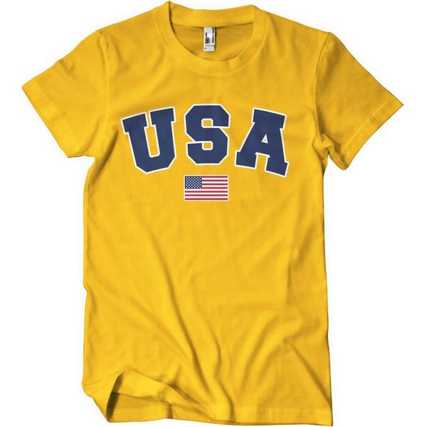 Maglietta Usa Varsity - Xx-Large - Oro-image
