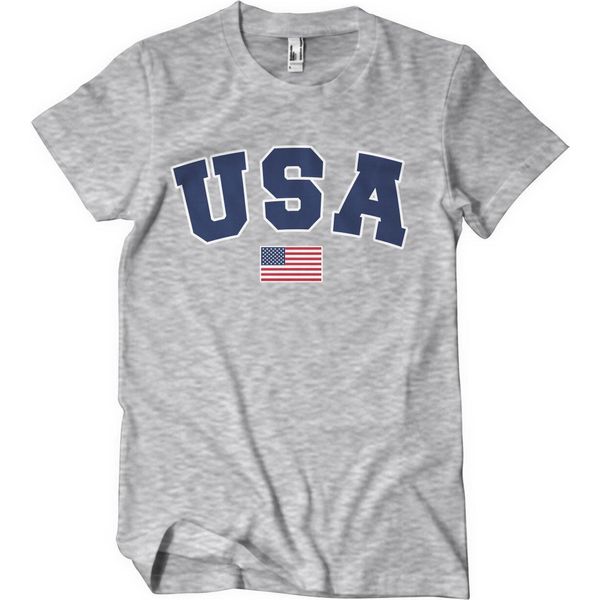 Maglietta Usa Varsity - Xx-Large - Heathergrey-image