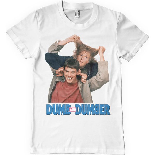Maglietta Poster Lavata Dumb And Dumber - Xx-Large - Bianco-image