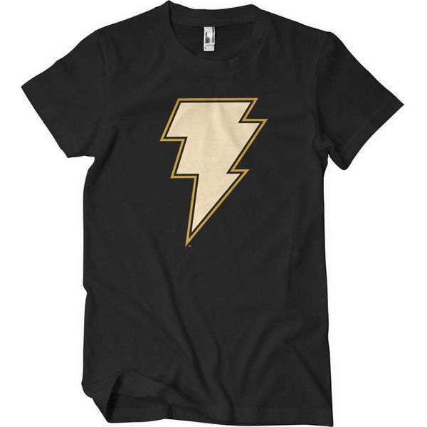 Black Adam - Maglietta Con Logo Del Fulmine - Media - Nero-image