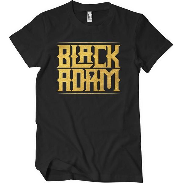 Maglietta Black Adam Gold Logo - Media - Nero-image