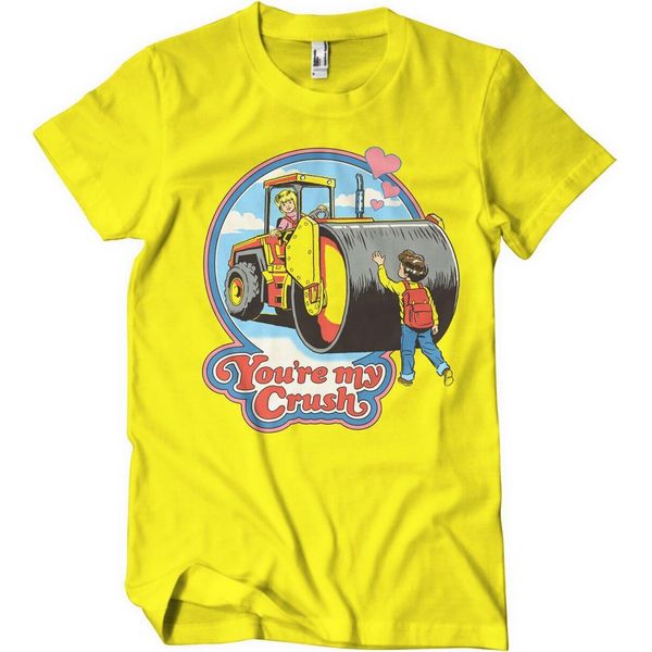 Maglietta "You're My Crush"" - X-Large - Giallo"-image