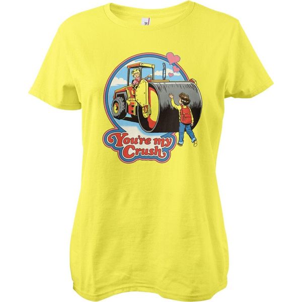 Tee Femminile "You're My Crush"" - Piccolo - Giallo"-image