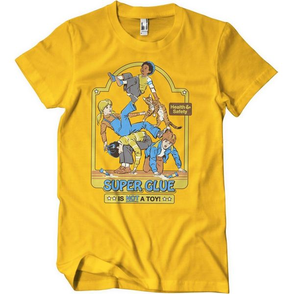 Super Glue Is Not A Toy T-Shirt - Xx-Large - Gold-image
