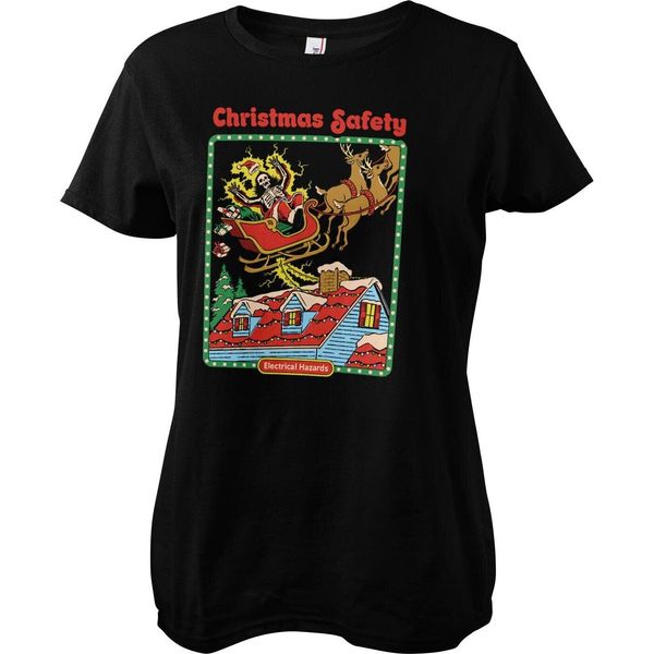 Maglietta Di Natale Safety Girly - Piccola - Nero-image
