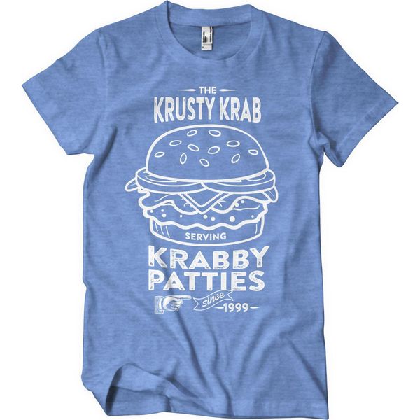Maglietta The Krusty Krab Serving Krabby Patties - Medium - Blueheather-image