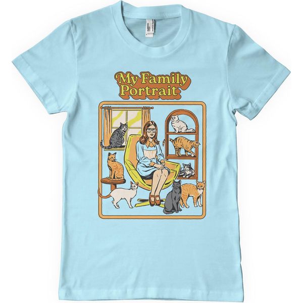 Maglietta "My Family Portrait"" - Medium - Skyblue"-image