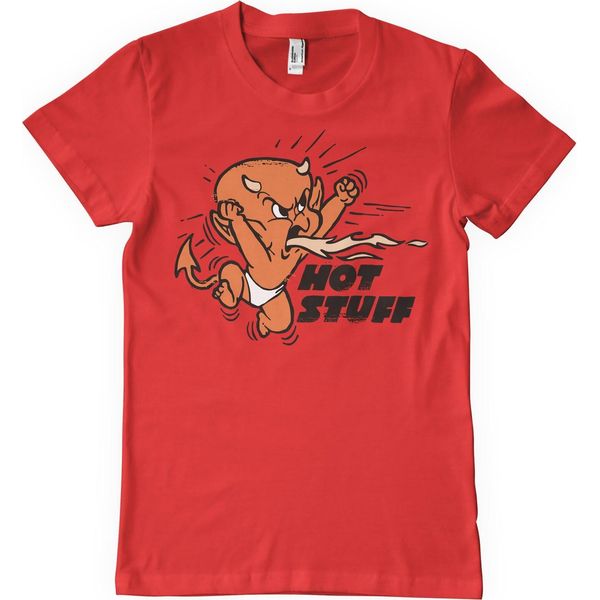 Maglietta Hot Stuff Retro - X-Large - Rosso-image