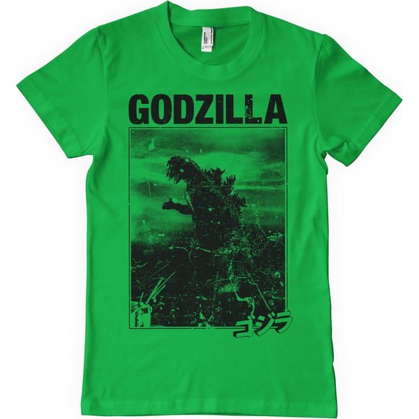 Maglietta Godzilla Vintage - Grande - Verde-image