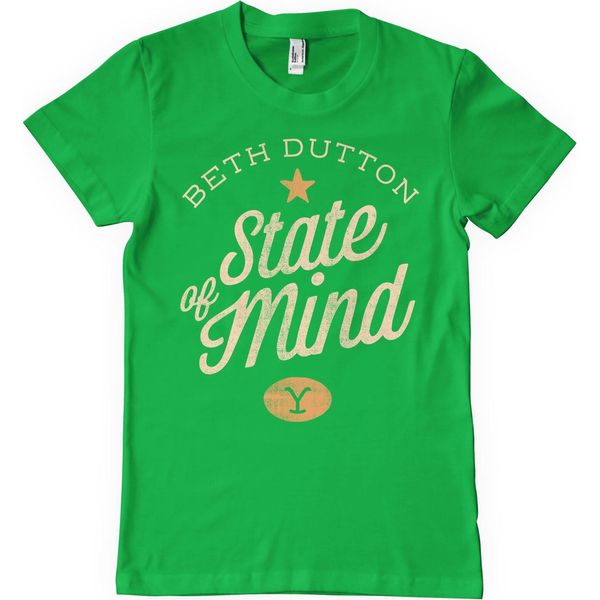 Maglietta Beth Dutton State Of Mind - Piccola - Verde-image