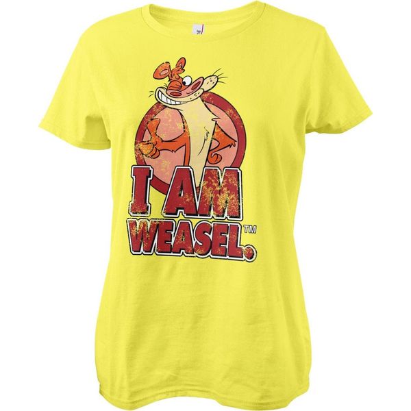 I Am Weasel Girly Tee - Piccolo - Giallo-image