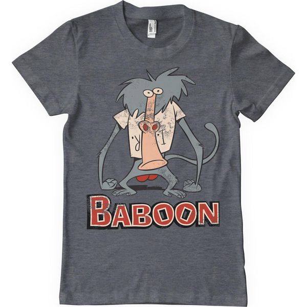 I Am Weasel - Maglietta Baboon - Large - Darkheather-image