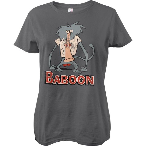 I Am Weasel - Maglietta Baboon Girly - Piccola - Grigio Scuro-image
