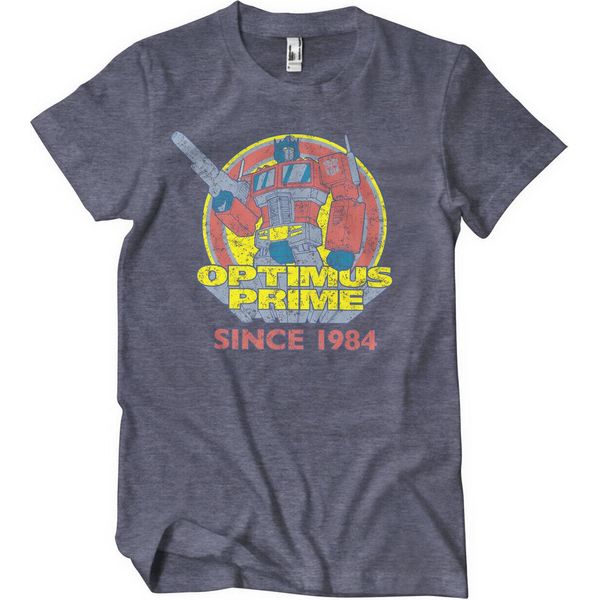 Maglietta Optimus Prime - Since 1984 - Grande - Navyheather-image