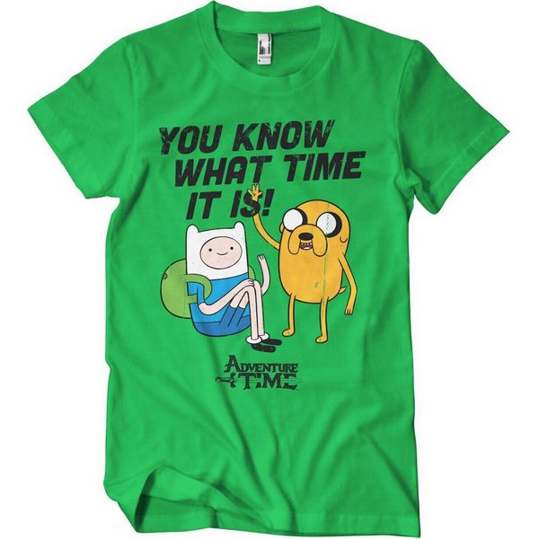 Maglietta It's Adventure Time - Piccola - Verde-image