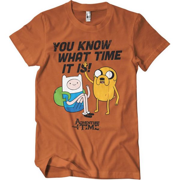 Maglietta Adventure Time - Small - Burntorange-image