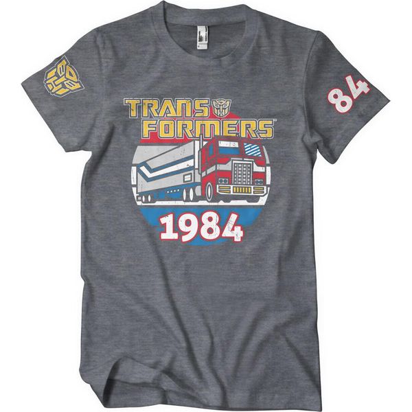 Maglietta Optimus Prime Of 1984 - Xx-Large - Darkheather-image