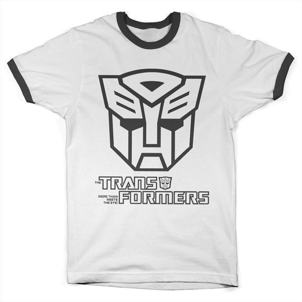 Autobots Monotone Ringer Tee - X-Large - Bianco-Nero-image