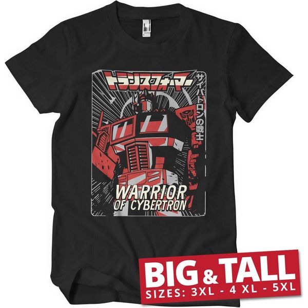 Maglietta Big & Tall Warrior Of Cybertron - 4XL - Nero-image