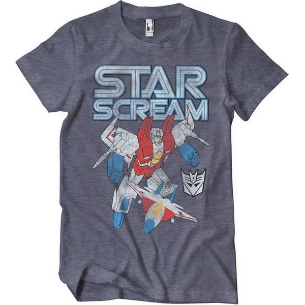Maglietta Starscream Lavata - Xx-Large - Navyheather-image