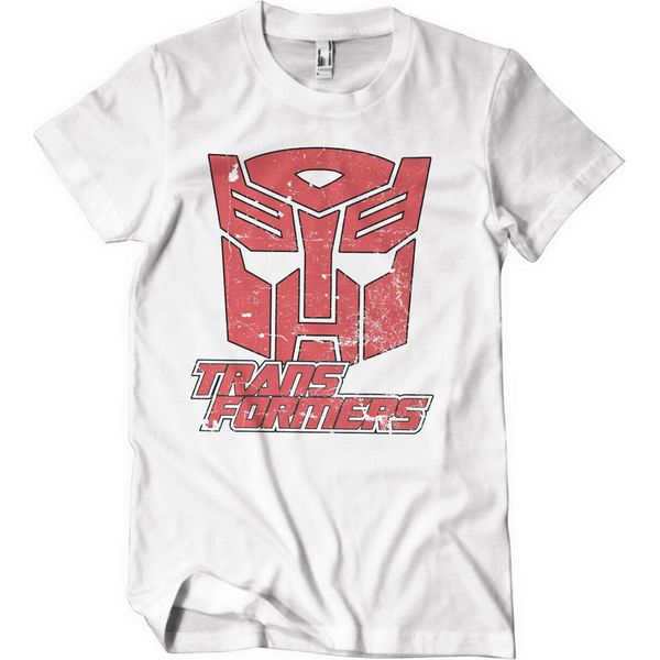Maglietta Lavata Autobots Duotone Shield - Xx-Large - Bianco-image