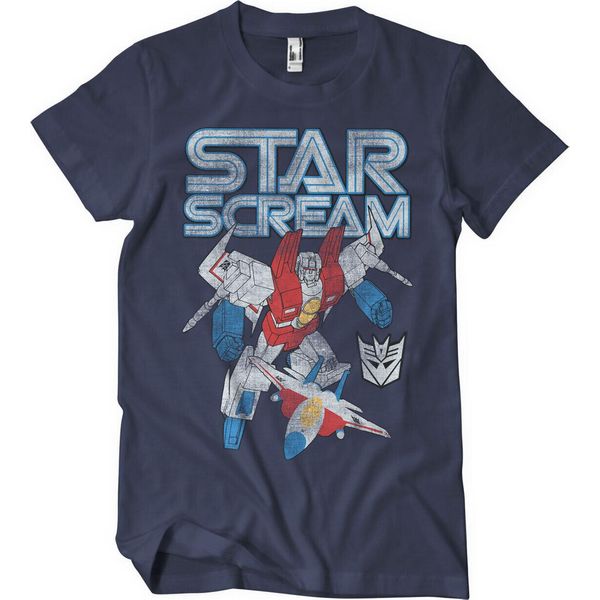 Maglietta Starscream Lavata - Xx-Large - Navy-image