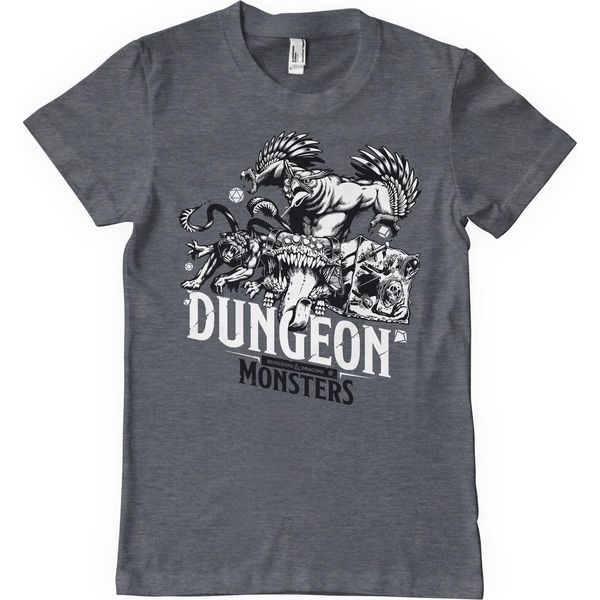 Maglietta Dungeon Monsters - Xx-Large - Darkheather-image