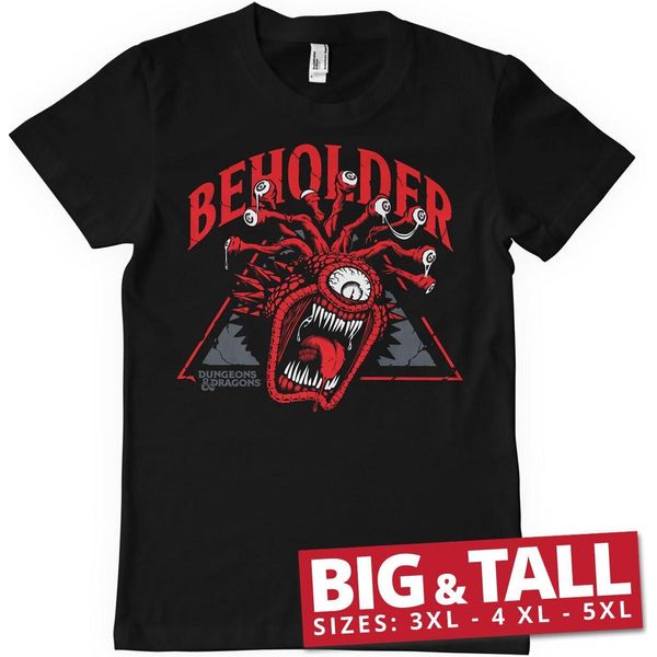 Maglietta D&D Beholder Big & Tall - 4XL - Nero-image