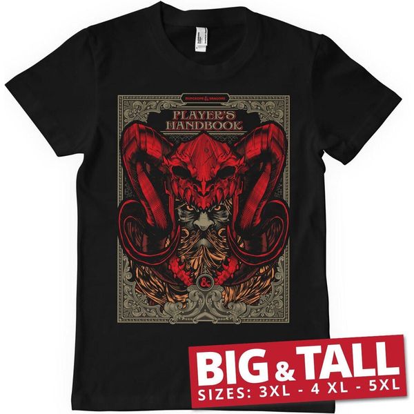 Maglietta Player's Handbook Big & Tall - 5XL - Nero-image
