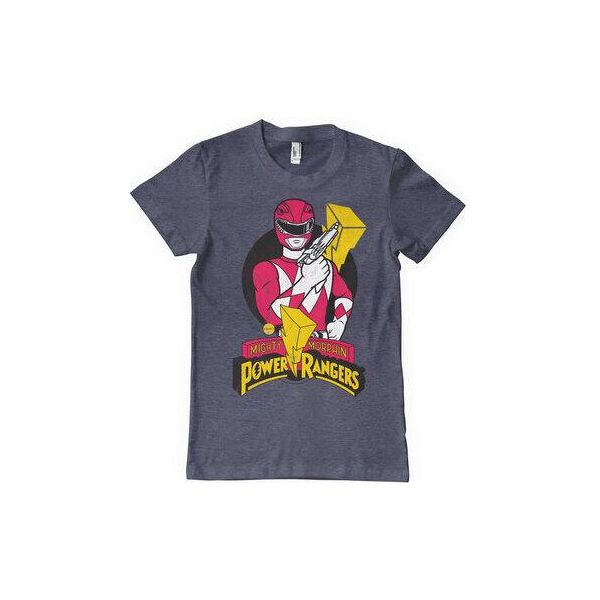 Power Rangers - Maglietta Red Ranger Pose - Media - Navyheather-image