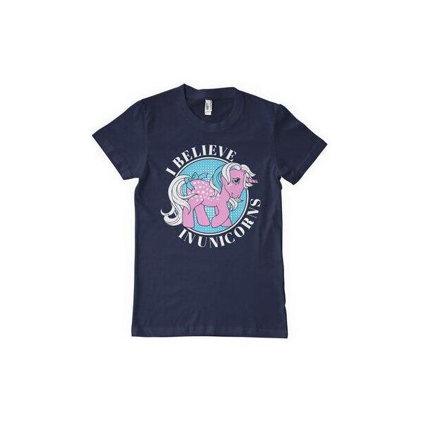 Maglietta I Believe In Unicorns - Piccola - Navy-image