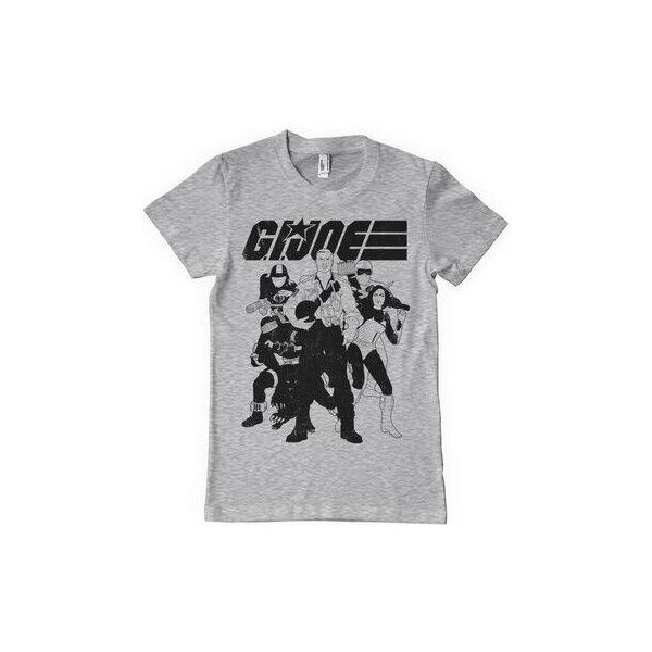 Maglietta Con I Personaggi Dei G.I. Joe - Medium - Heathergrey-image