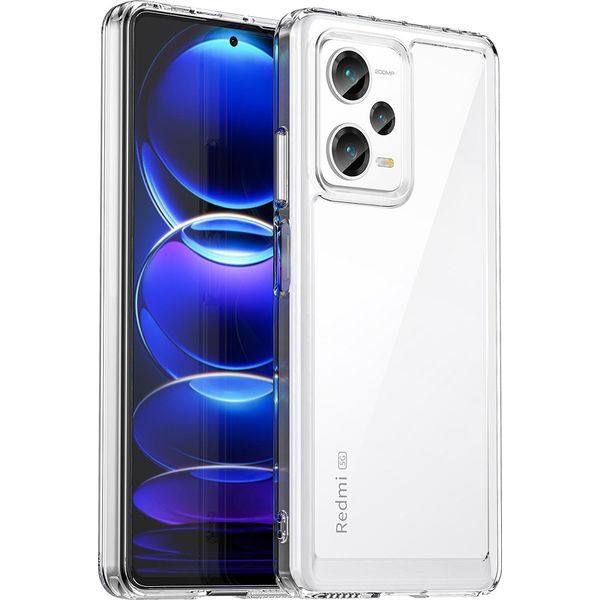 Custodia Per Xiaomi Redmi Note 12 Pro+ Trasparente, Antiurto Custodia Protettiva In Silicone Tpu Trasparente-image